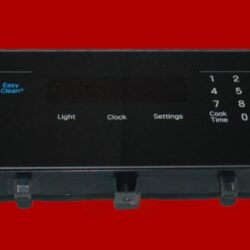 Part # EBR80089901 | EBR87050404 | LG Double Oven Control Panel And Board (overlay good - Black)