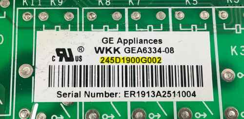  Part # 8522509 | 6610321 | Whirlpool Gas Oven Control Board