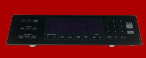 Part # WP9761566 | 9761799 | KitchenAid Oven Touch Pad And Control Board (condition good - Black)