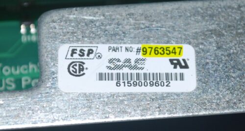 Part # WP9763547 | 9763681 | Whirlpool Oven Panel and Board (overlay good - Bisque)