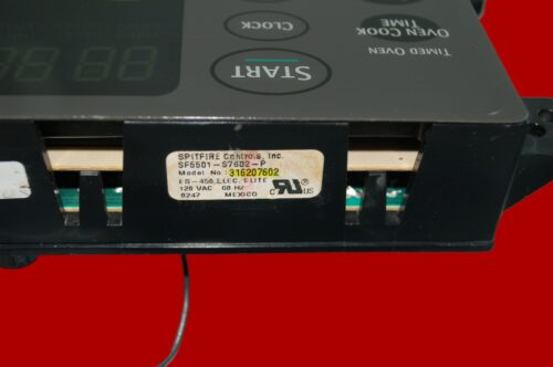 Part # 316207605 | Kenmore Gas Oven Control Board (overlay fair - Dark Gray)