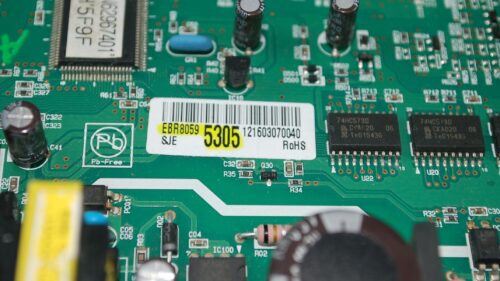 Part # EBR80089901 | EBR80595305 | EBR80595403 | LG Oven Control Panel And Boards (overlay good - Black)