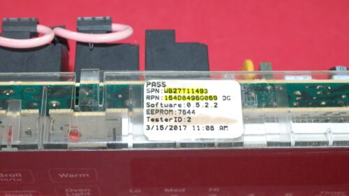 Part # WB27X25361 | WB27T11493 | 164D8496G069 | GE Oven Control Board (overlay fair - Dark Gray)