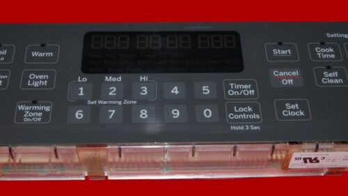 Part # WB27X25361 | 164D8496G112 | GE Oven Control Board (overlay fair - Dark Gray)