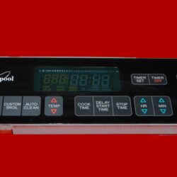 Whirlpool Oven Control Board - 3195176 (overlay fair - Black)