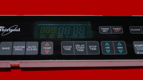 Whirlpool Oven Control Board - 3195176 (overlay fair - Black)