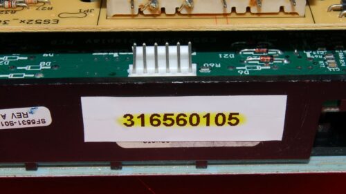 Part # 5304495520 | 316560105 | Frigidaire Oven Control Board (overlay fair - White)