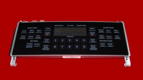 Part # WB27T11146 | WB27T11155 | Oven Glass Touchpad Membrane And Control Board (overlay good - Black)