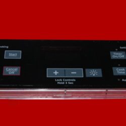 Part # WB27X42812 | 164D8450G162 | GE Gas Oven Control Board (overlay fair - Black)