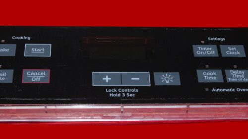 Part # WB27X42812 | 164D8450G162 | GE Gas Oven Control Board (overlay fair - Black)