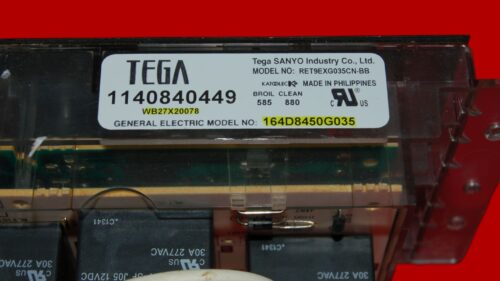 Part # WB27X20078 | 164D8450G035 | GE Oven Control Board (overlay fair - Dark Gray)