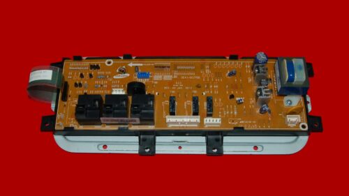Part # DG34-00014B | DE92-03045B | Samsung Oven Touchpad Membrane And Control Board (overlay fair - white/yellow)