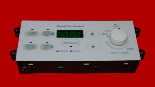 Part # 77001229 | 31-32106801-0 | Amana Oven Control Board (overlay good - White)