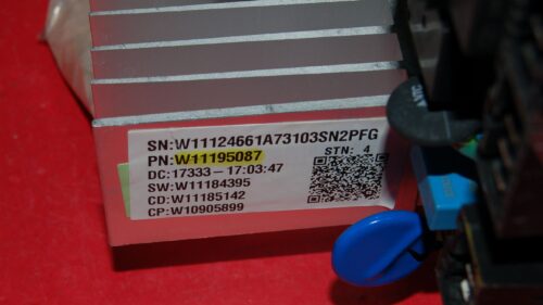 Part # W11201286 | W11195087 | Whirlpool Front Load Washer Control Board