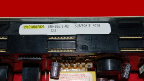 Part # WB12K19 |191D1001P020 | GE Gas Oven Control Board (overlay good - Bisque)
