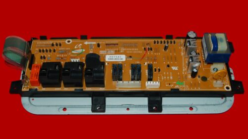 Part # DG34-00011B | OAS-AG3-00 | Samsung Oven Switch Membrane and Control Board (overlay fair - White)