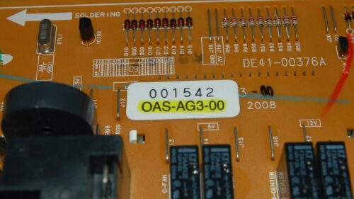 Part # DG34-00011B | OAS-AG3-00 | Samsung Oven Switch Membrane and Control Board (overlay fair - White)