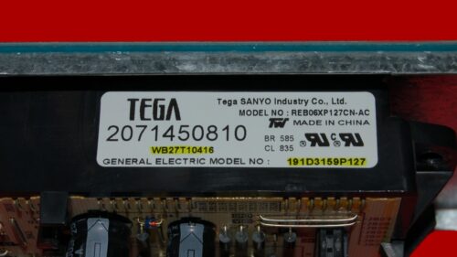 Part # WB27T10762 | WB27T10416 | GE Control Panel and Control Board (overlay fair - Bisque)
