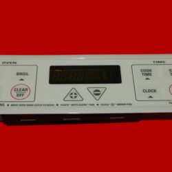 Part # WB12K19 |191D1001P020 | GE Gas Oven Control Board (overlay good - Bisque)