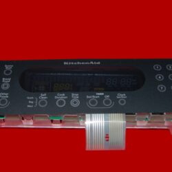 Part # WP9762101 | WP9762811 | KitchenAid Switch Membrane and Control Board (overlay good - Black)