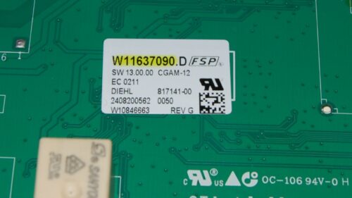 Whirlpool Oven Control Board - W11637090 | W11707168 (overlay good - Black)