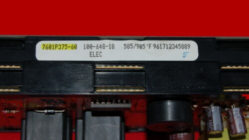 Part # 12001603 | 7601P375-60 | Magic-Chef Oven Control Board (overlay good - White)