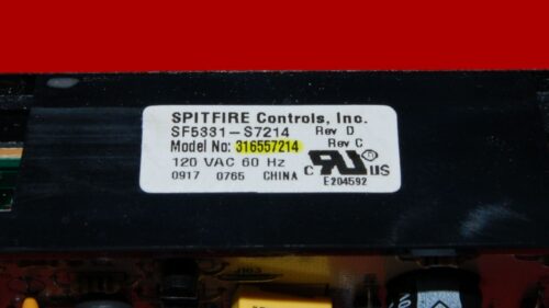 Bosch Oven Control Board - 316557214 (overlay fair - Black)