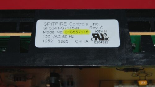 Frigidaire Oven Control Board - 316557115 | 5304509493 (overlay good - Black)