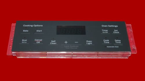 GE Oven Control Board - 164D8450G175 | WB27X45466 (overlay fair - Dark Gray)