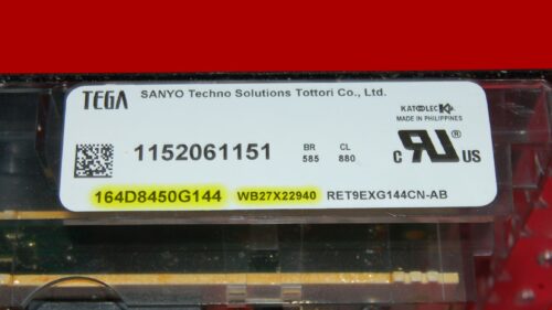GE Oven Control Board - 164D8450G144 | WB27X22940 (overlay excellent - Black)