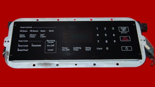 Samsung Oven Switch Membrane and Control Board DG34-00043A | DE94-03926B | OEM Used Tested (overlay fair - Black)