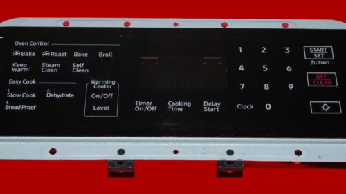 Samsung Oven Switch Membrane and Control Board - DG34-00044A | DE94-03926B (overlay fair - Black)