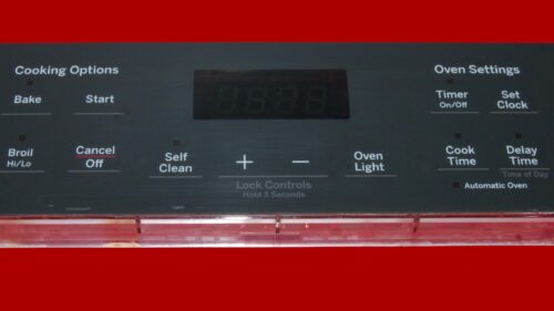 GE Oven Control Board - 164D8450G175 | WB27X45466 (overlay fair - Dark Gray)