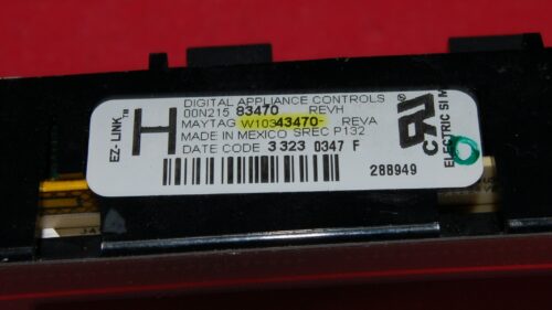 Maytag Oven Control Board - W10343470 | W10769823 (overlay fair - Silver)