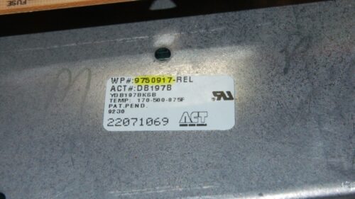 KitchenAid Oven Control Board - 9750917 | 9752277CB (overlay fair - Black)