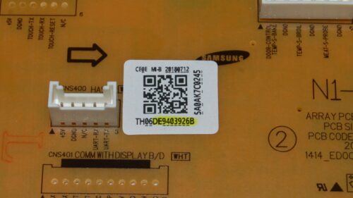 Samsung Oven Switch Membrane and Control Board - DG34-00044A | DE94-03926B (overlay fair - Black)