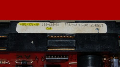 Jenn-Air Gas Oven Control Board - 7601P336-60 | WP5700M622-60 (overlay fair - White)