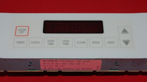 GE Oven Control Board - WB27K5107 | ERC-14500-RP (overlay fair - White)