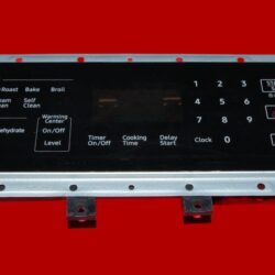 Samsung Oven Switch Membrane and Control Board DG34-00043A | DE94-03926B | OEM Used Tested (overlay fair - Black)