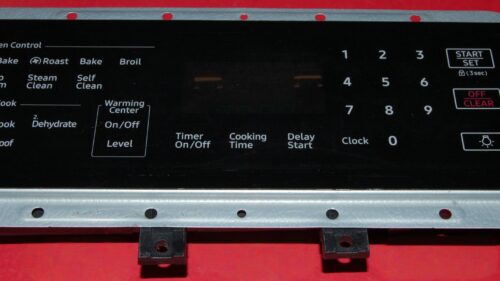 Samsung Oven Switch Membrane and Control Board DG34-00043A | DE94-03926B | OEM Used Tested (overlay fair - Black)