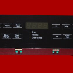 Bosch Oven Control Board - 316557214 (overlay fair - Black)