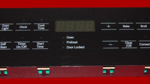 Bosch Oven Control Board - 316557214 (overlay fair - Black)