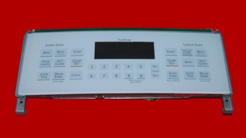 GE Double Oven Control Board - 164D8496G006 | WB27T11373 (overlay good - White)
