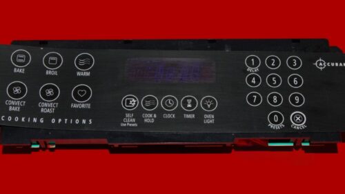Whirlpool Oven Touchpad and Control Board W10207933 | 8507P392-60 | OEM Used Tested (overlay fair - Black)