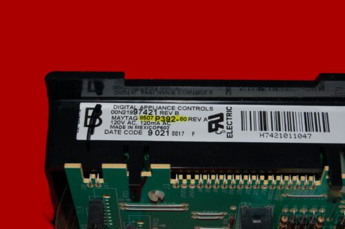 Whirlpool Oven Touchpad and Control Board W10207933 | 8507P392-60 | OEM Used Tested (overlay fair - Black)