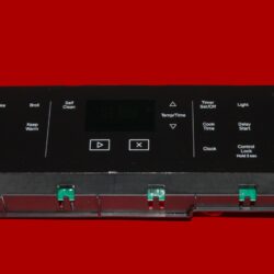 Amana Oven Control Board W10837801 | W10904904 | OEM Used Tested (overlay excellent - Black)