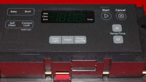 Whirlpool Oven Control Board W10424886 | OEM Used Tested (overlay fair - Dark Gray)