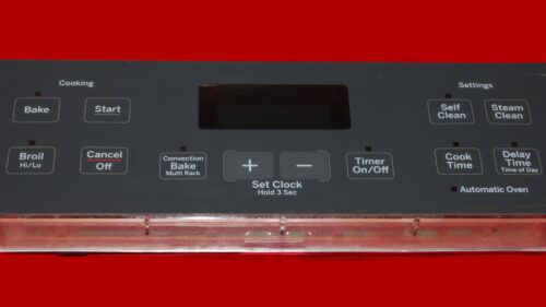 GE Oven Control Board WB27T11488 164D8450G035 OEM Used Tested (overlay fair - Dark Gray)