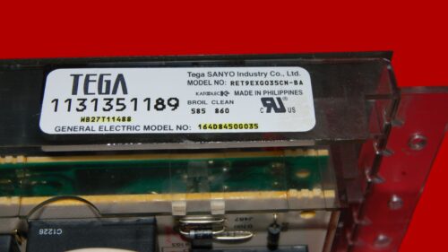 GE Oven Control Board WB27T11488 164D8450G035 OEM Used Tested (overlay fair - Dark Gray)