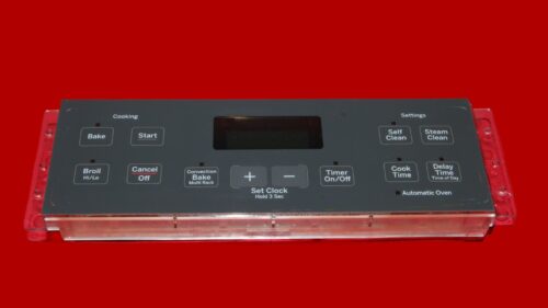 GE Oven Control Board WB27T11488 164D8450G035 OEM Used Tested (overlay fair - Dark Gray)